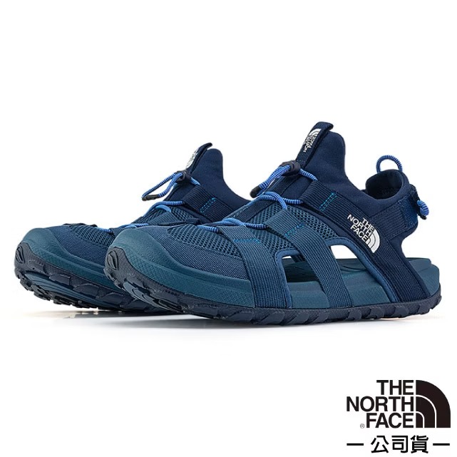【The North Face】男 Explore Camp 機能抗菌水陸兩用護趾鞋.涼鞋/83NL-58I 深海藍 N✿30E010